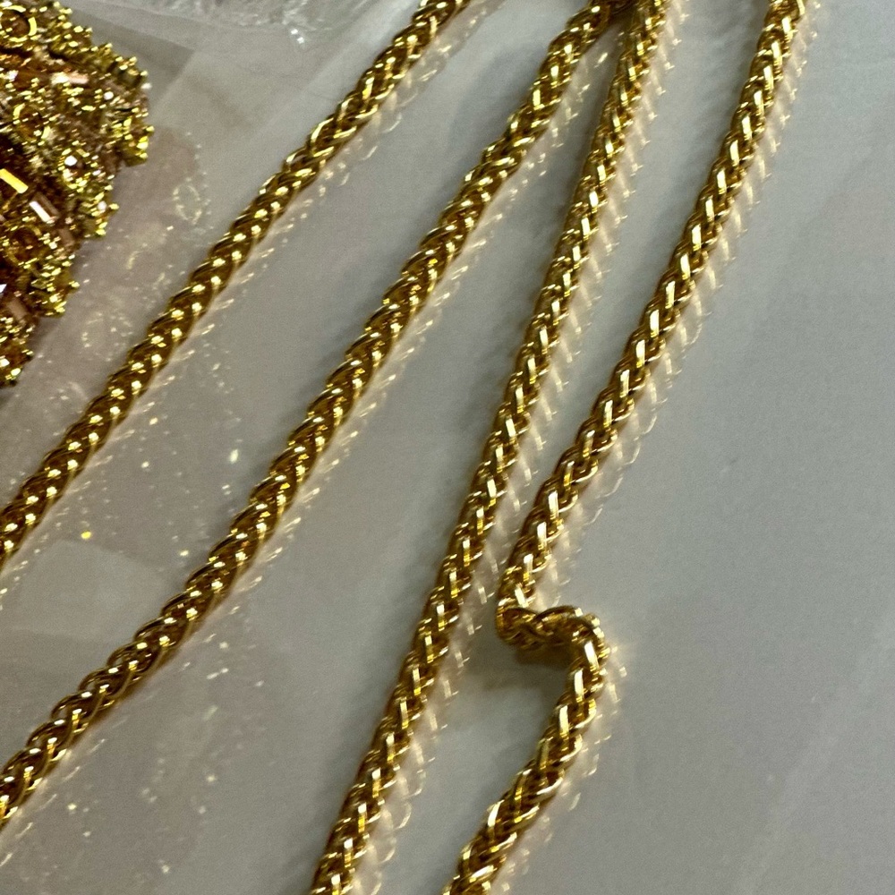 Sparkly Diamond Rhinestone Bucket Bag – Champagne Gold Evening Glam SBL Gold ❤️ - Picture 10 of 16